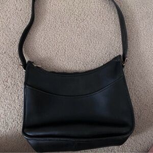 Coach black leather purse/handbag!